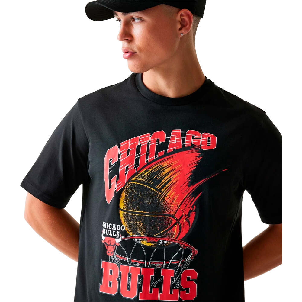 New Era camiseta baloncesto CHICAGO BULLS  vista detalle