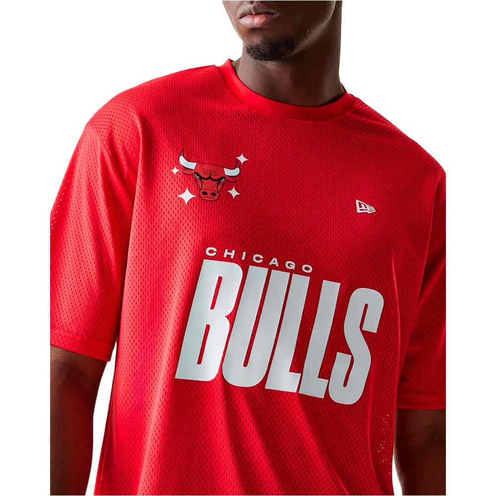 New Era camiseta baloncesto CHICAGO BULLS  vista detalle