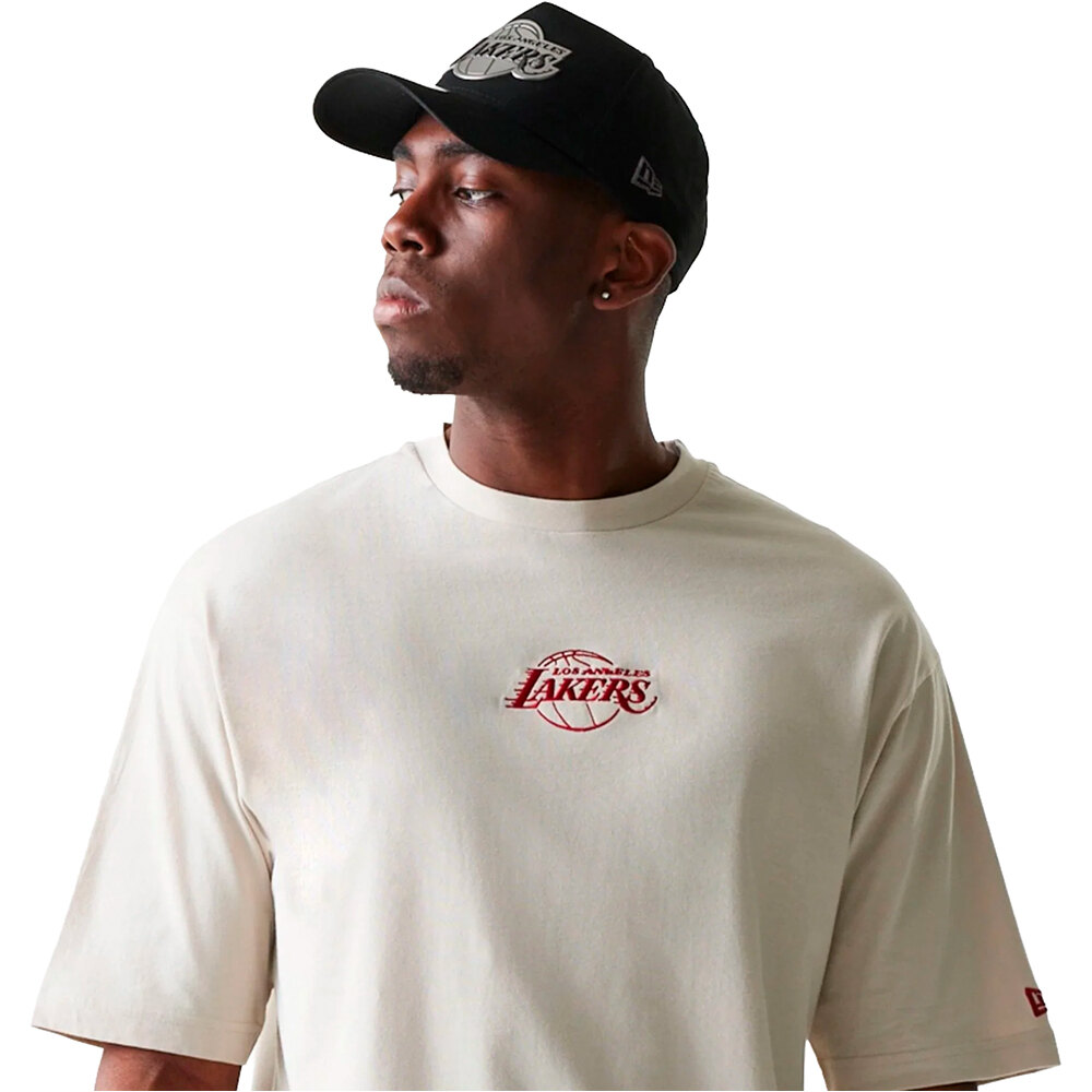 New Era camiseta baloncesto LOS ANGELES LAKERS  vista detalle
