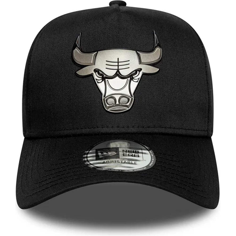 New Era gorras baloncesto CHICAGO BULLS METALLIC  vista trasera
