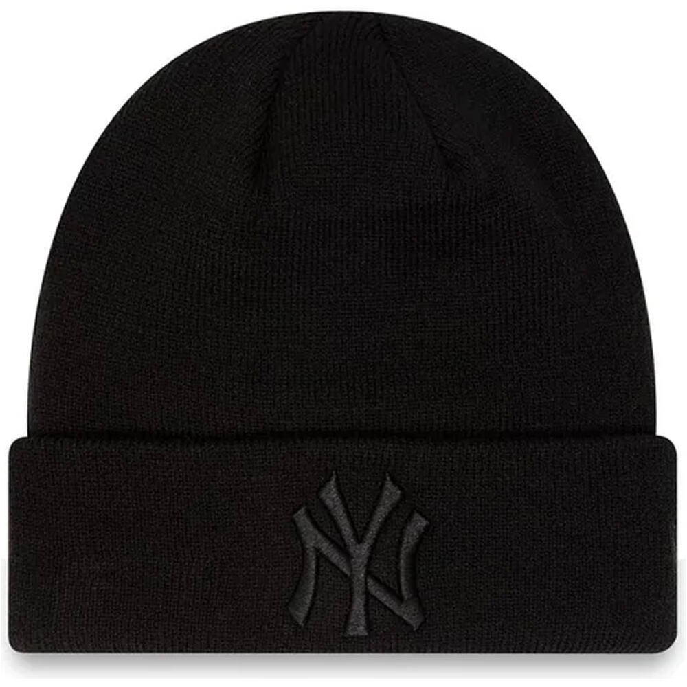 New Era gorro esquí hombre NEW YORK YANKEES NEGRO vista frontal