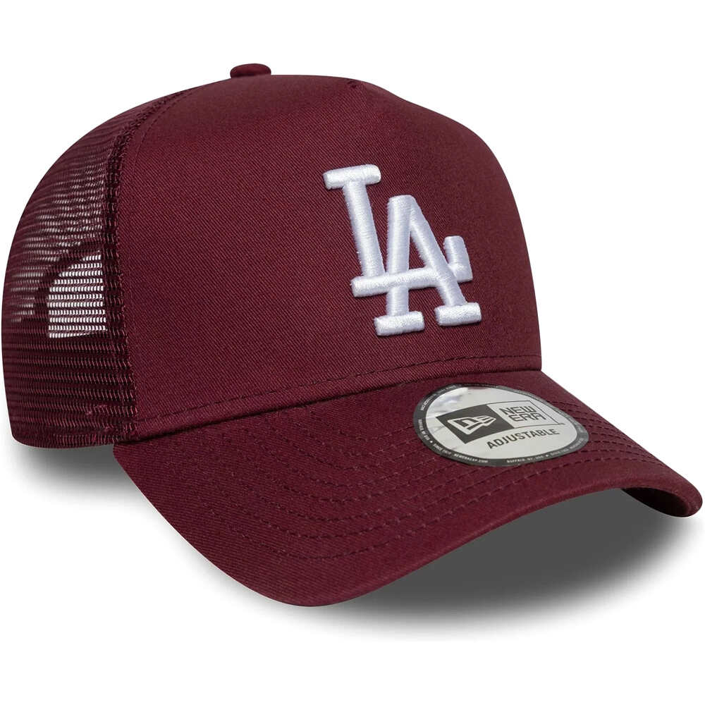 New Era visera lona LEAGUE ESSENTIAL TRUCKER ROJO 03