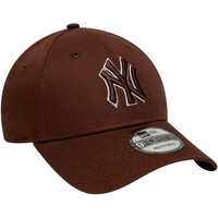 New Era visera lona NEW YORK YANKEES MARRON 01