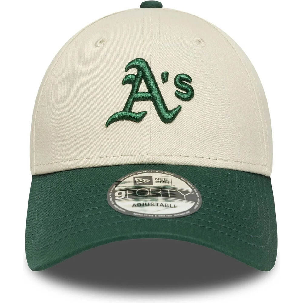 New Era visera lona OAKLAND ATHLETICS MARRON 02