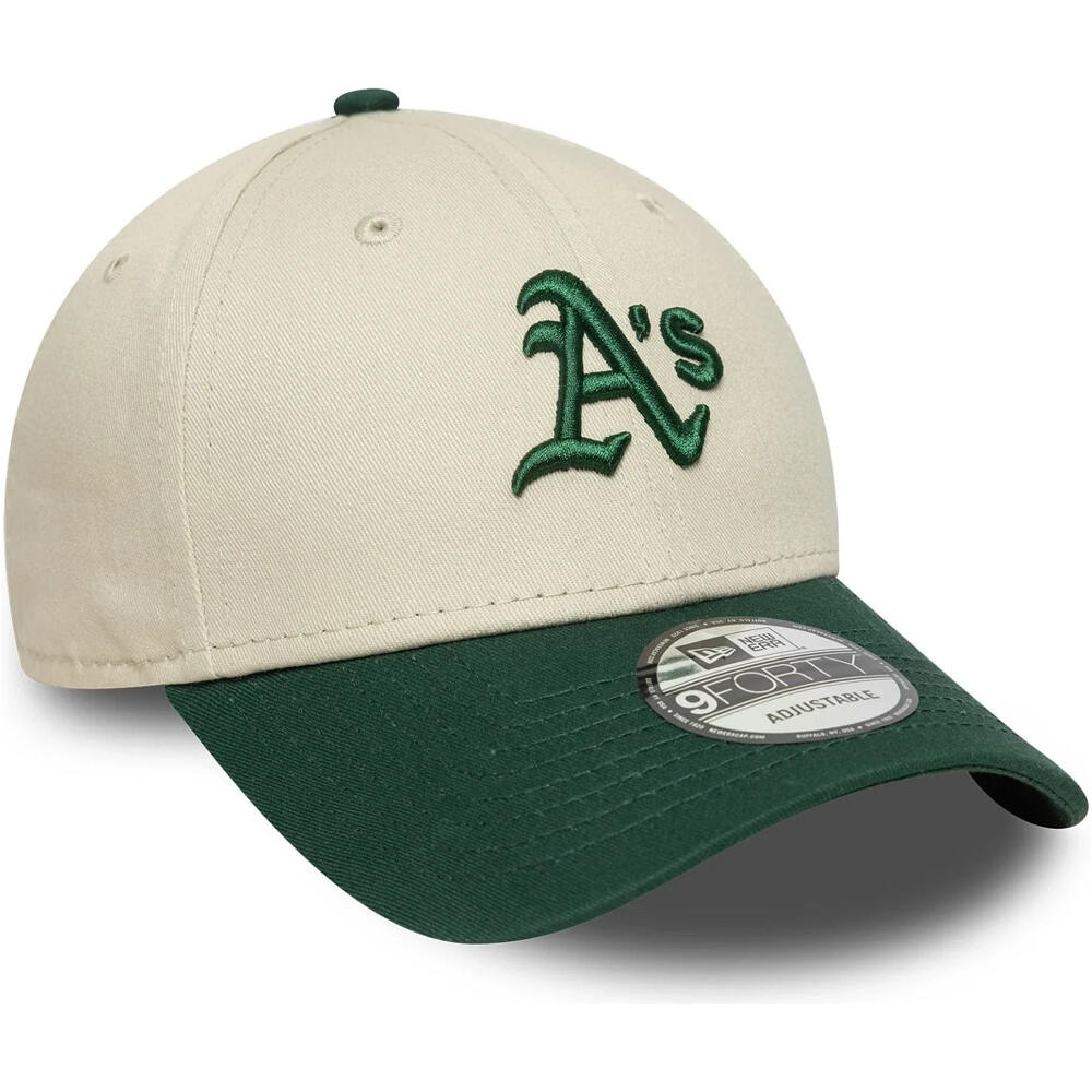 New Era visera lona OAKLAND ATHLETICS MARRON 03