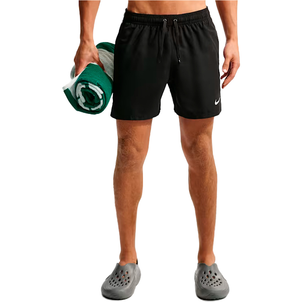 Nike bañador playa hombre 5 VOLLEY NEGRO vista frontal