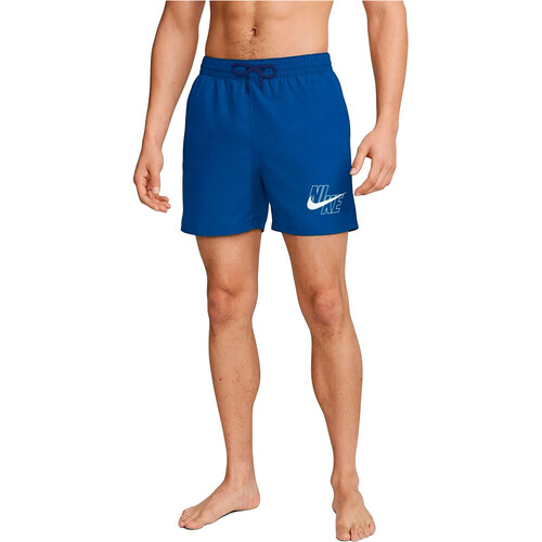 Nike bañador playa hombre 5 VOLLEY SHORT PRINT AZUL