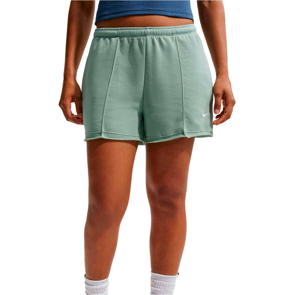 Nike bermuda mujer SPORTSWEAR CHILL NEGRO vista detalle