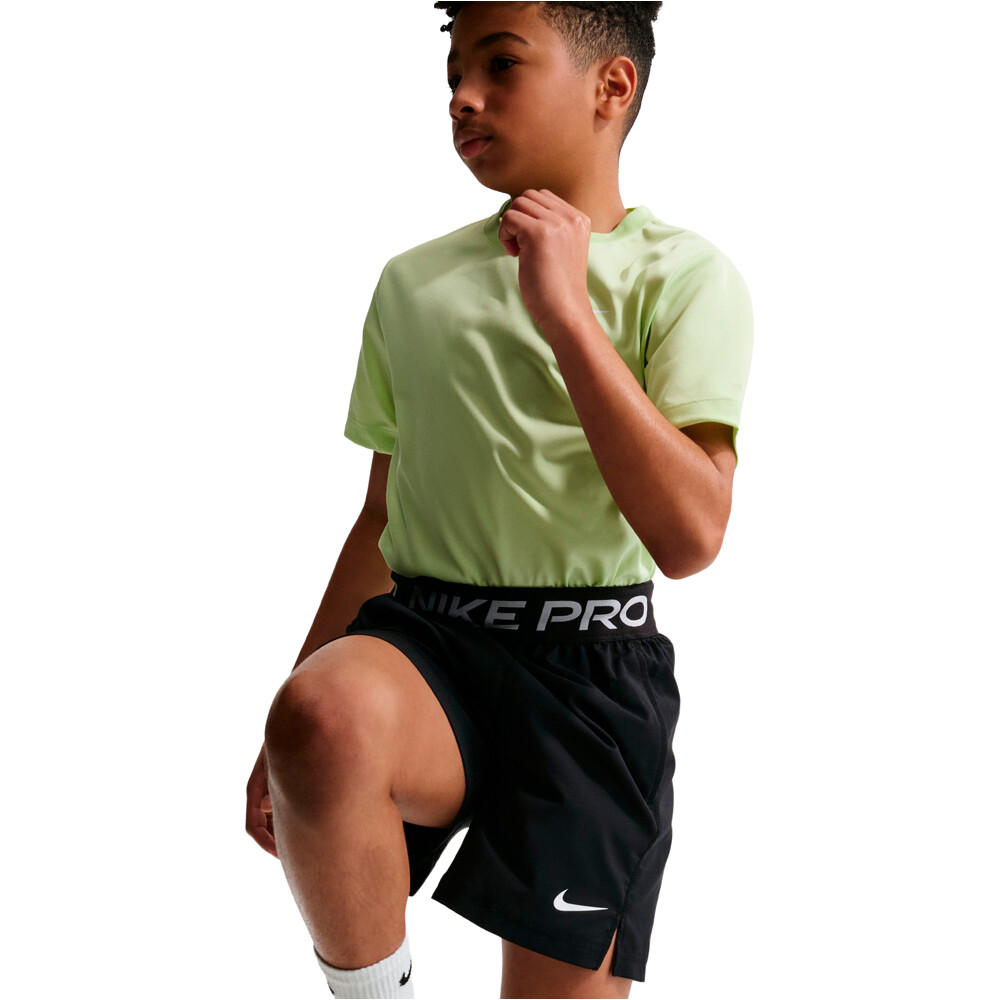 Nike bermuda niño DRI-FIT PRO NEGRO 04