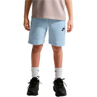Nike bermuda niño SPORTSWEAR TECH AZUL vista frontal