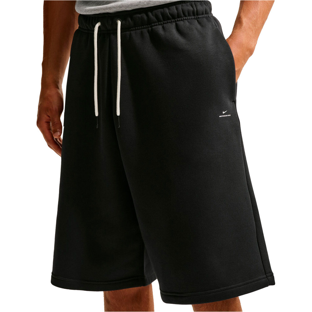 Nike bermudas hombre M NK TF SI FLC 14IN SHORT NEGRO vista detalle