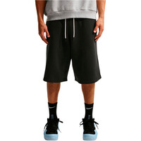 Nike bermudas hombre M NK TF SI FLC 14IN SHORT NEGRO vista frontal