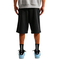 Nike bermudas hombre M NK TF SI FLC 14IN SHORT NEGRO vista trasera