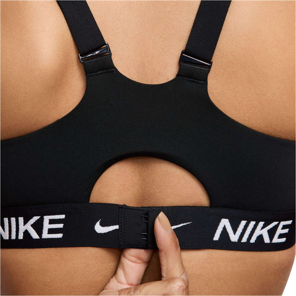 Nike body running mujer DRI-FIT INDY HIGH SUPPORT NEGRO 04