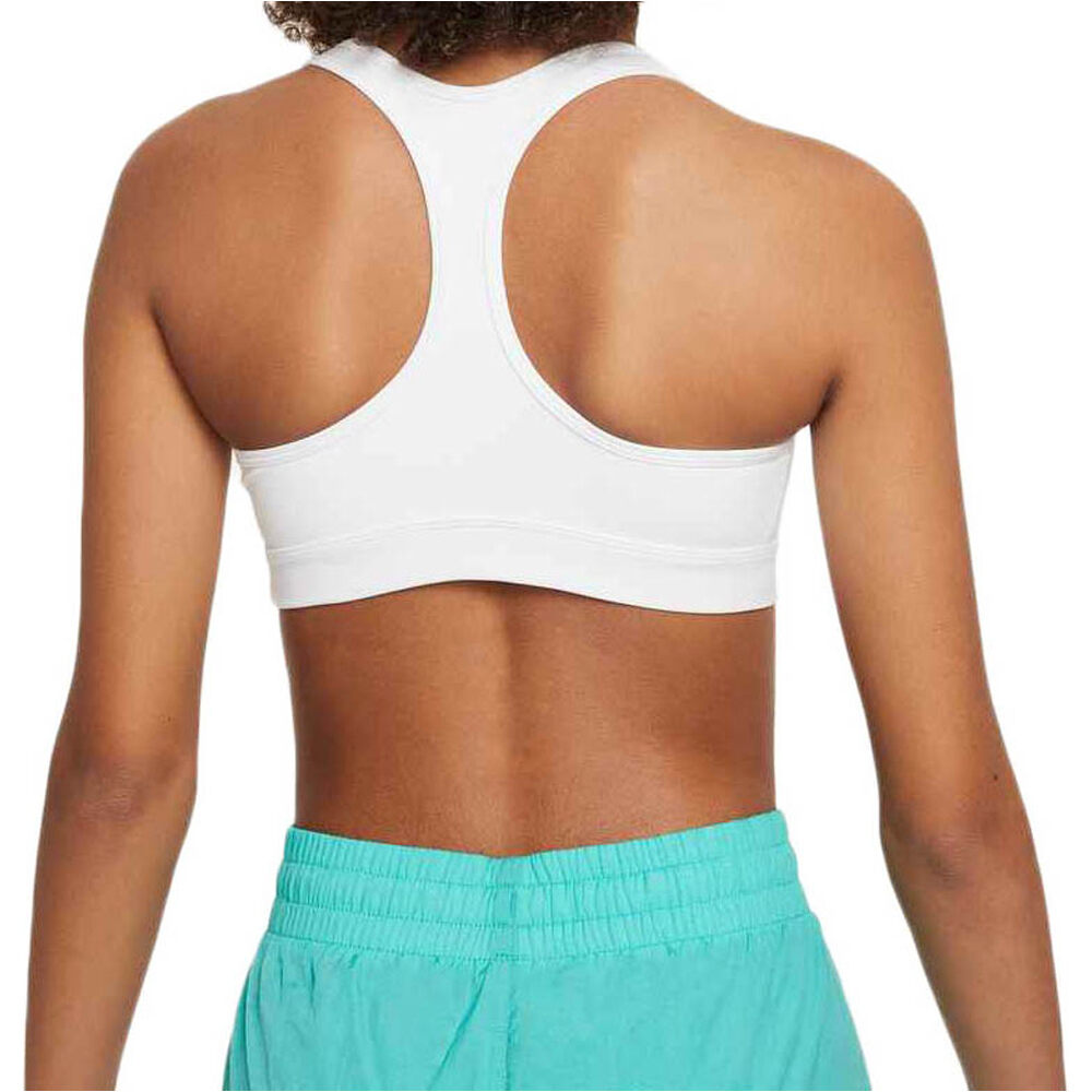 Nike body running niño DRI-FIT SWOOSH BLANCO vista trasera