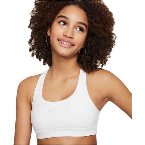 NIKE DRI-FIT SWOOSH blanco