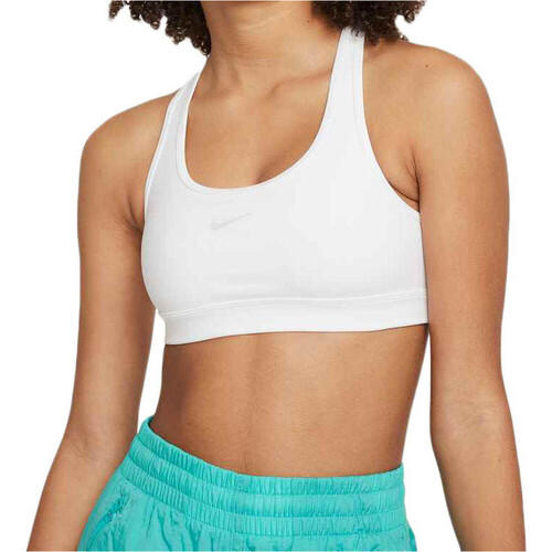 NIKE DRI-FIT SWOOSH blanco