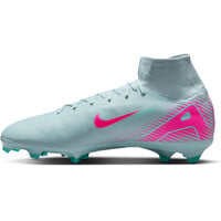 Nike botas de futbol cesped artificial MERCURIAL SUPERFLY 10 PRO FG GRIS puntera