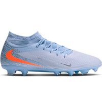 Nike botas de futbol cesped artificial PHANTOM 6 HIGH ACAD FG/MG NU4 NEGRO lateral exterior