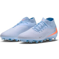 Nike botas de futbol cesped artificial PHANTOM 6 HIGH ACAD FG/MG NU4 NEGRO lateral interior