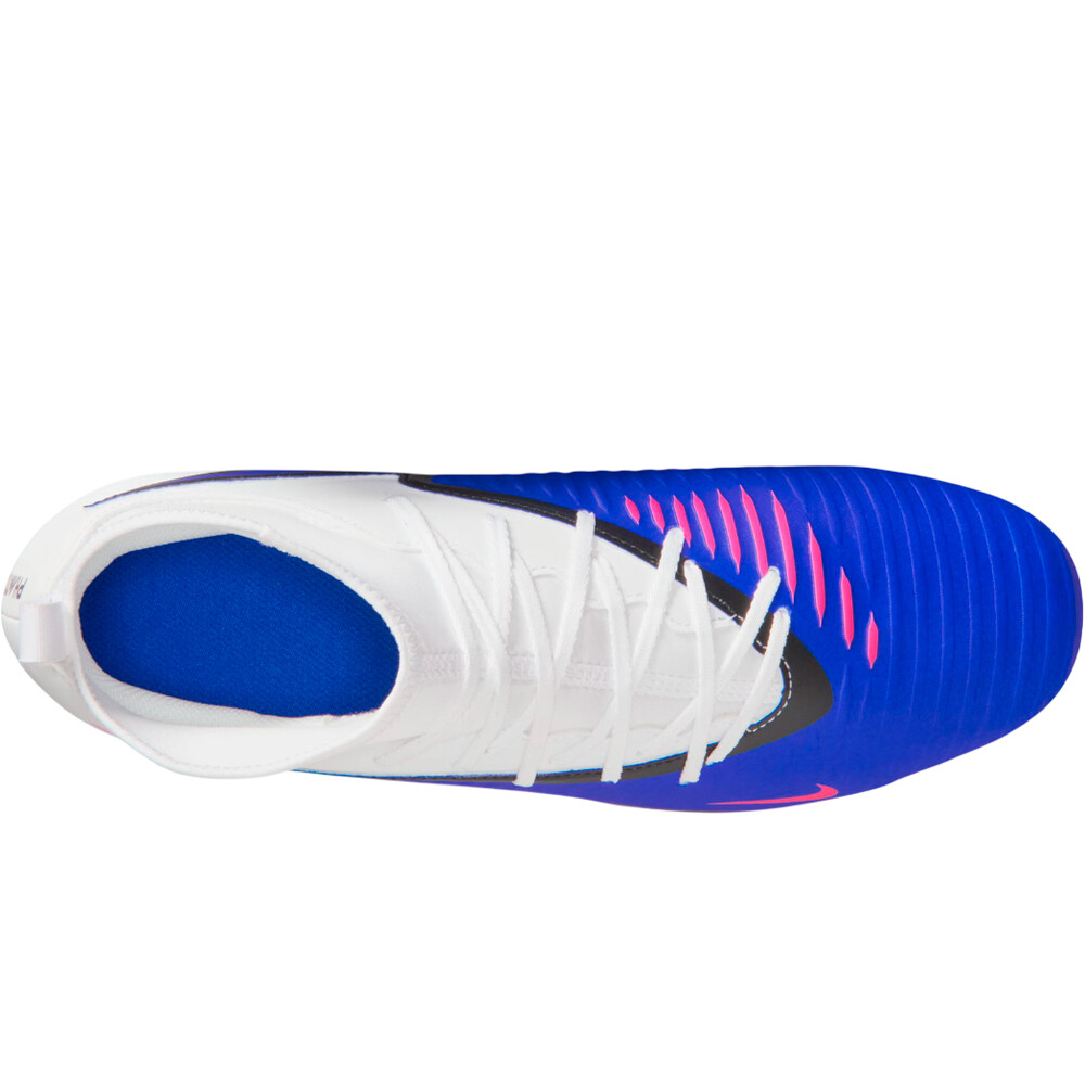 Nike botas de futbol cesped artificial PHANTOM 6 HIGH CLUB FG/MG AZUL 05