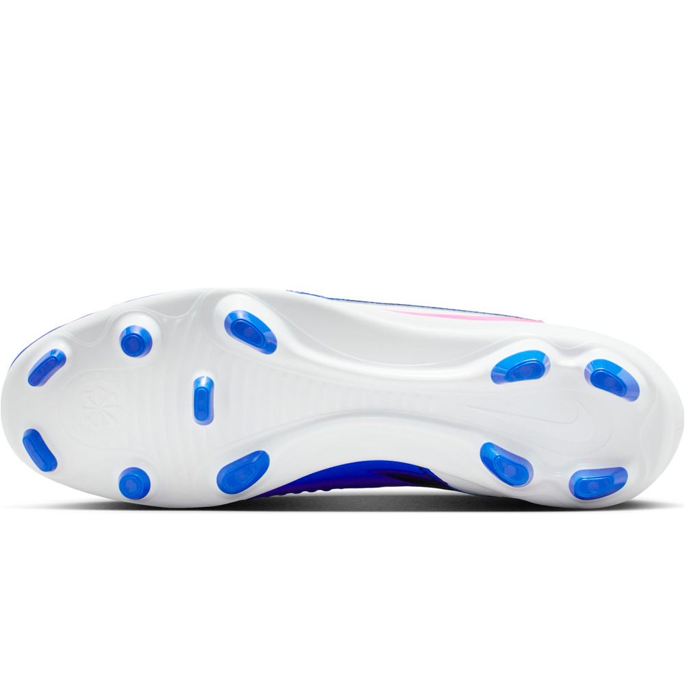 Nike botas de futbol cesped artificial PHANTOM 6 HIGH CLUB FG/MG AZUL vista superior