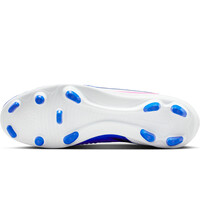 Nike botas de futbol cesped artificial PHANTOM 6 HIGH CLUB FG/MG AZUL vista superior