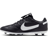 Nike botas de futbol cesped artificial PREMIER III FG NEGRO lateral interior