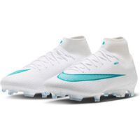 Nike botas de futbol cesped artificial SUPERFLY 11 ACADEMY FG/MG BLANCO lateral interior