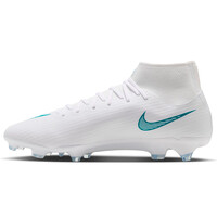 Nike botas de futbol cesped artificial SUPERFLY 11 ACADEMY FG/MG BLANCO puntera