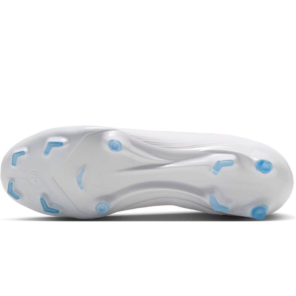 Nike botas de futbol cesped artificial SUPERFLY 11 ACADEMY FG/MG BLANCO vista superior