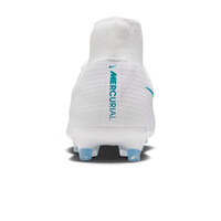 Nike botas de futbol cesped artificial SUPERFLY 11 ACADEMY FG/MG BLANCO vista trasera