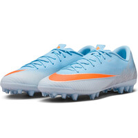 Nike botas de futbol cesped artificial VAPOR 17 ACADEMY AG NU4 NEGRO lateral interior