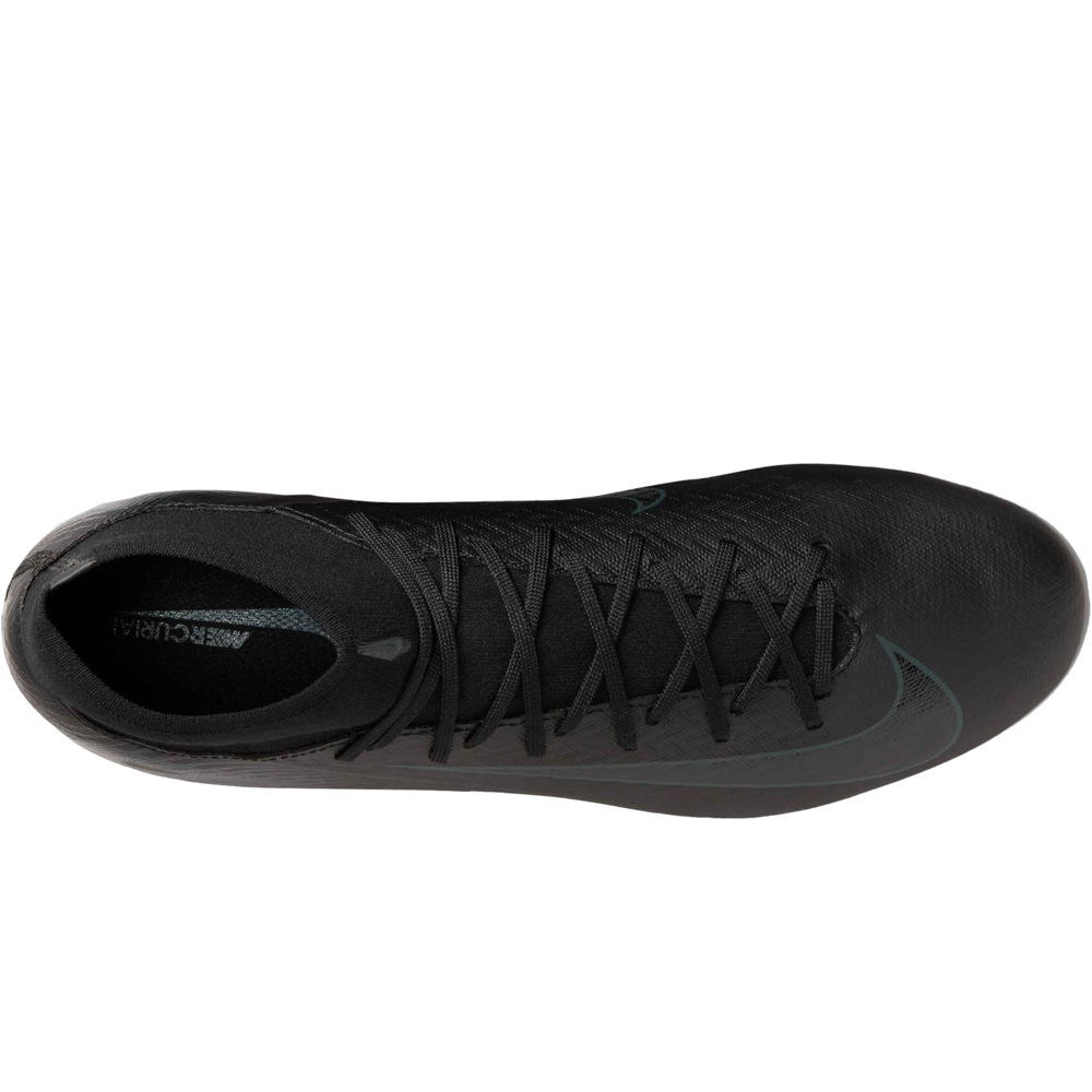 Nike botas de futbol cesped natural MERCURIAL SUPERFLY 10 ACADEMY SG-PRO AC NEGRO 05