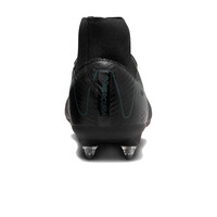 Nike botas de futbol cesped natural MERCURIAL SUPERFLY 10 ACADEMY SG-PRO AC NEGRO vista trasera