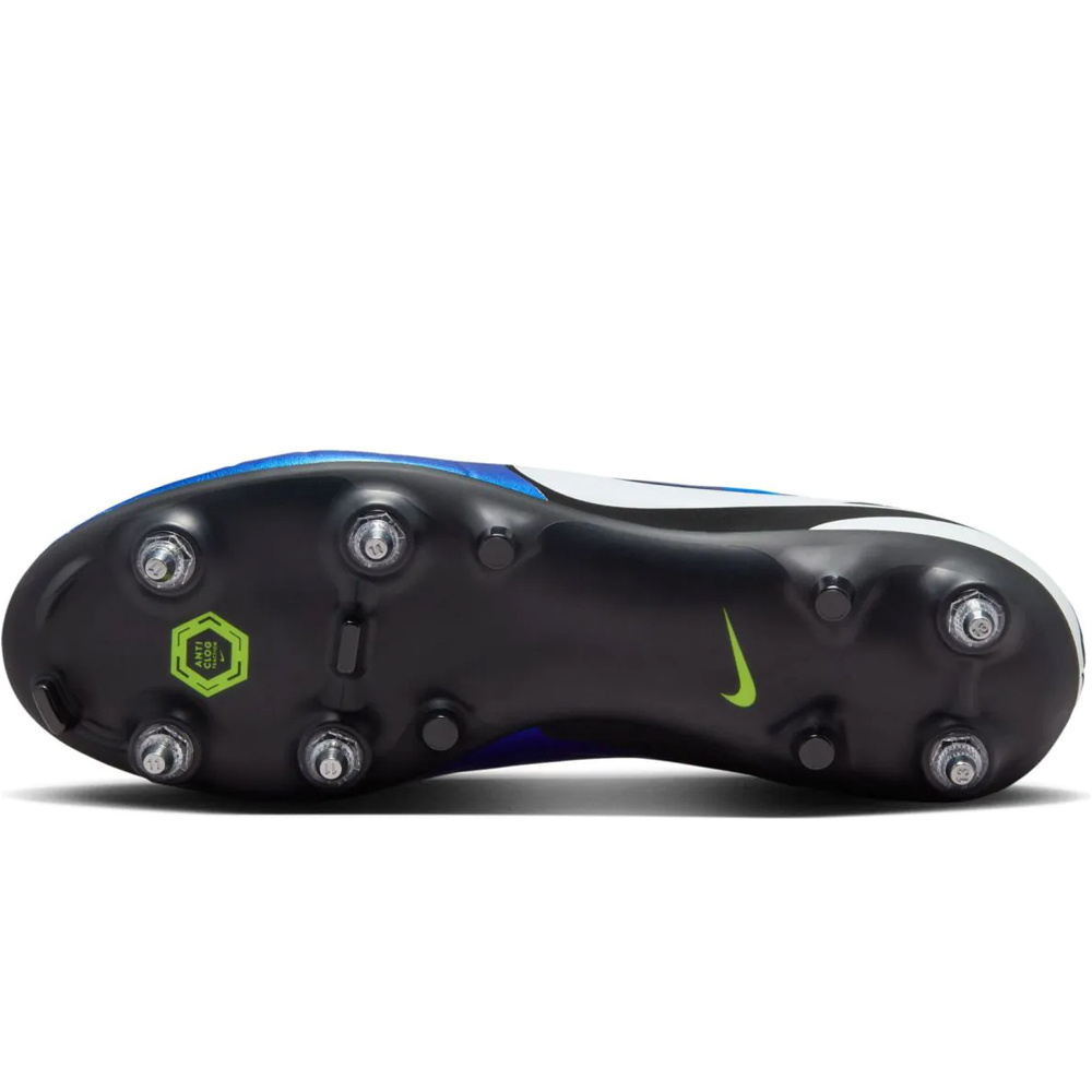 Nike botas de futbol cesped natural TIEMPO LEGEND 10 ACADEMY SG-PRO AC AZUL vista superior