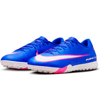 Nike botas de futbol multitaco y terreno duro MERCURIAL VAPOR 16 ACADEMY TF AZUL lateral interior