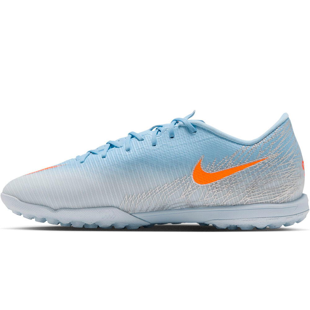 Nike botas de futbol multitaco y terreno duro VAPOR 17 ACADEMY TF NU4 NEGRO puntera