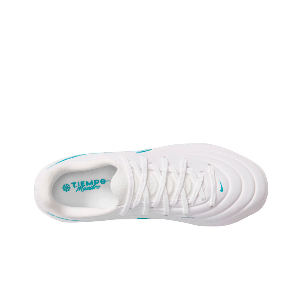 Nike botas de futbol niño cesped artificial JR TIEMPO MAESTRO ACADEMY FG/MG BL BLANCO 05