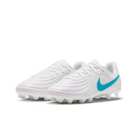 Nike botas de futbol niño cesped artificial JR TIEMPO MAESTRO ACADEMY FG/MG BL BLANCO lateral interior
