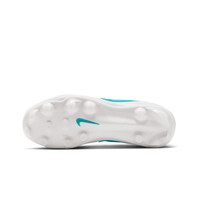 Nike botas de futbol niño cesped artificial JR TIEMPO MAESTRO ACADEMY FG/MG BL BLANCO vista superior