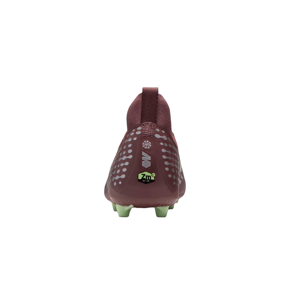 Nike botas de futbol niño cesped artificial MERCURIAL SUPERFLY 10 ACADMY KYLIAN MBAPPE AG MARRON vista trasera
