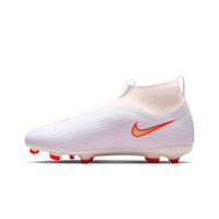 Nike botas de futbol niño cesped artificial MERCURIAL SUPERFLY 11 ACADEMY FG/MG BLANCO puntera
