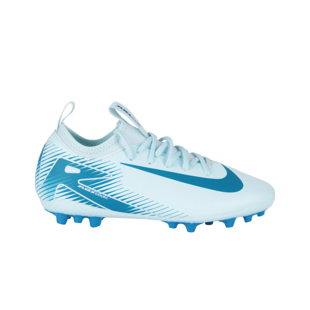 Nike botas de futbol niño cesped artificial MERCURIAL VAPOR 16 ACADEMY AG GRIS lateral exterior
