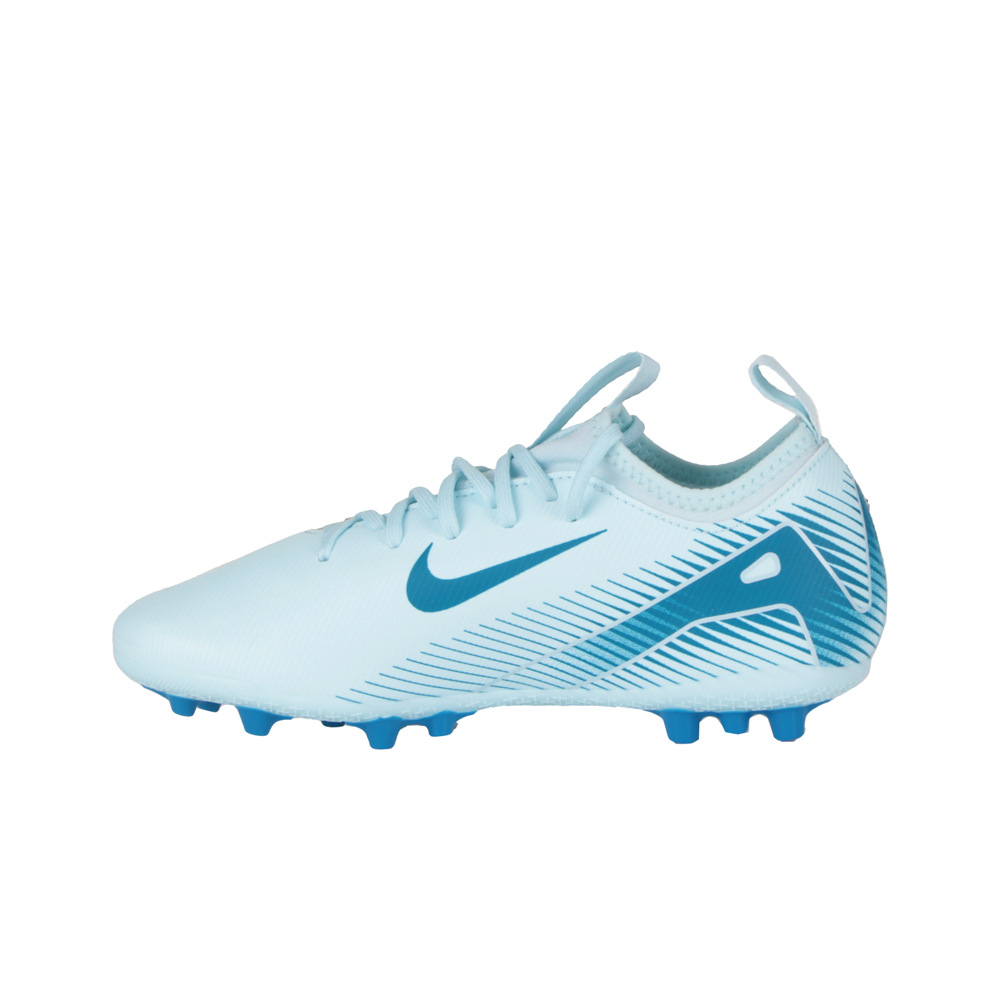 Nike botas de futbol niño cesped artificial MERCURIAL VAPOR 16 ACADEMY AG GRIS puntera
