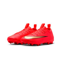 Nike botas de futbol niño cesped artificial MERCURIAL VAPOR 17 ACADEMY AG ROJO lateral interior