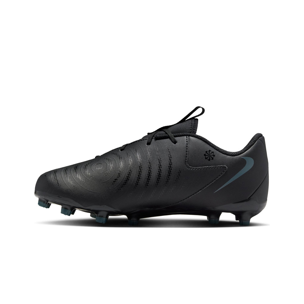 Nike botas de futbol niño cesped artificial PHANTOM GX II ACADEMY FG/MG NEGRO puntera