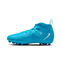 Nike botas de futbol niño cesped artificial PHANTOM LUNA II ACADEMY AG AZUL puntera