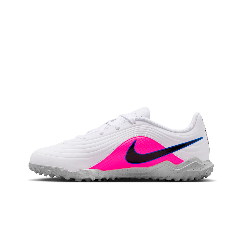 Nike botas de futbol niño multitaco y terreno duro LEGEND 10 CLUB TF BLANCO puntera
