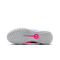 Nike botas de futbol niño multitaco y terreno duro LEGEND 10 CLUB TF BLANCO vista superior